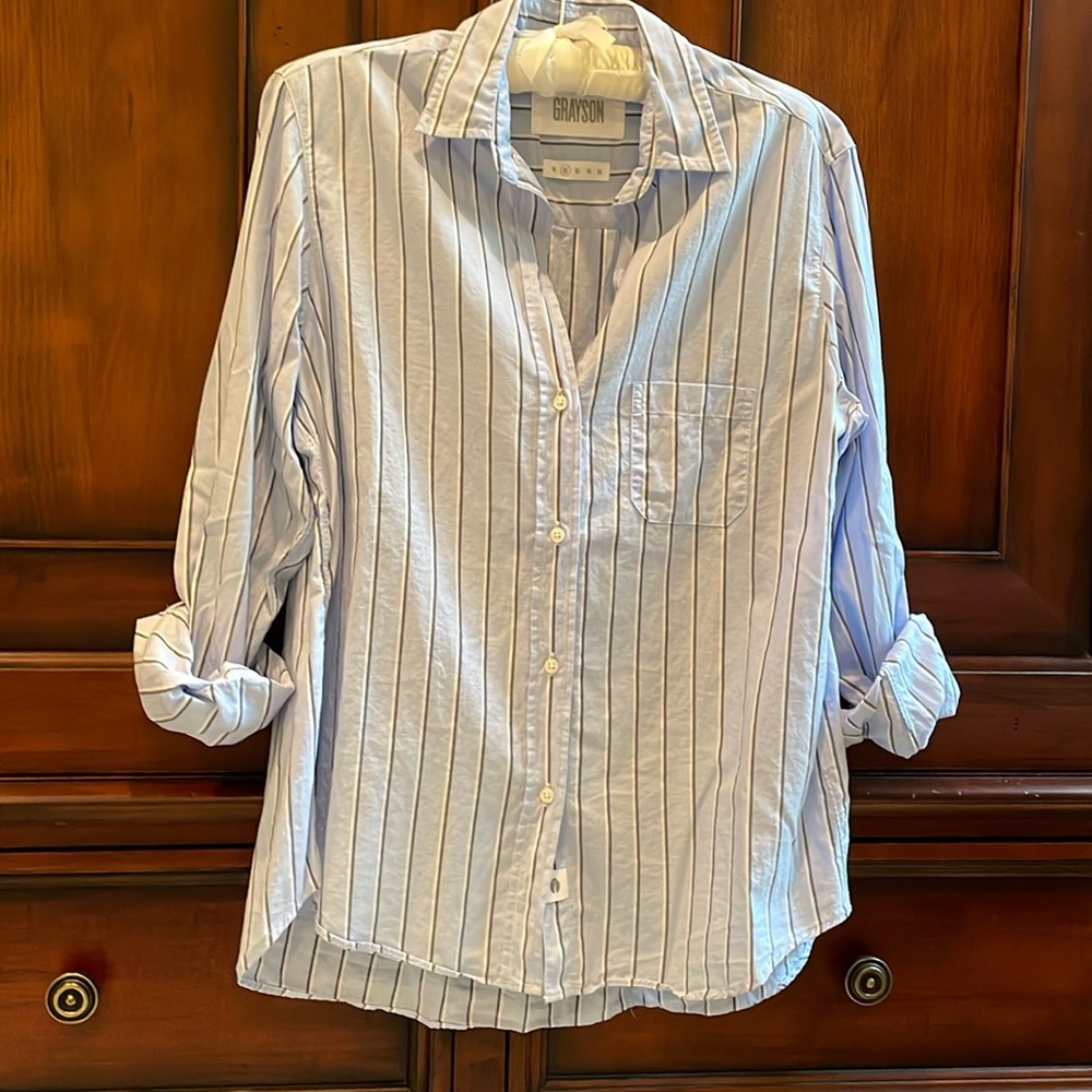 Grayson The Hero Striped Button-Down Shirt